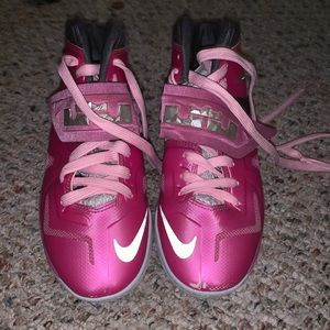 pink breast cancer lebrons